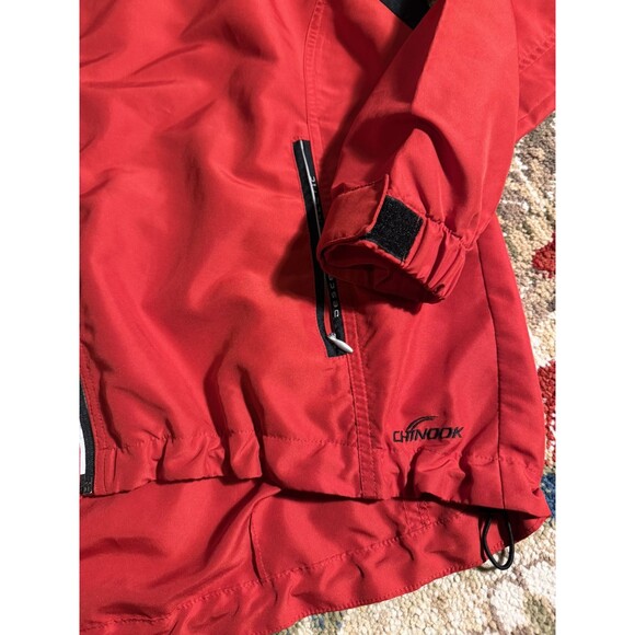Descente Cycling Jacket Red Black Mesh Convertible Sleeves Mens L Pockets - Picture 6 of 12